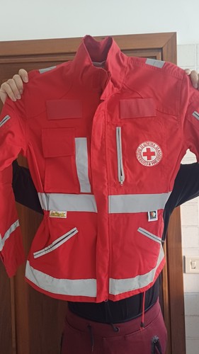 Giacca croce rossa - rossa, italiana